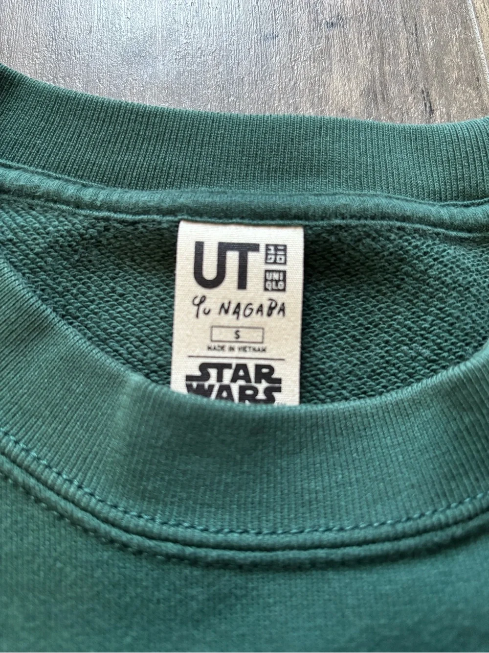 Uniqlo Yu Nagapa Star Wars Logo Crewneck Sweatshirt Limited Unisex Small Adult